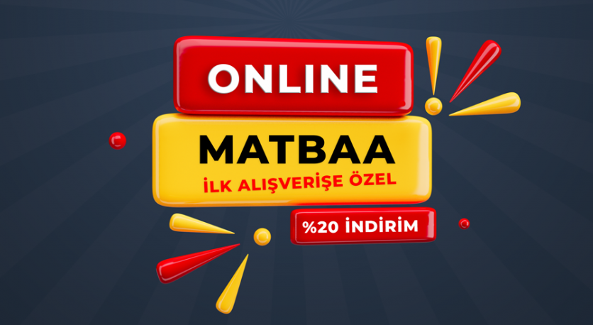 Türkiyenin Online Matbaası - Alışveriş Reyonu - 0212 909 53 57