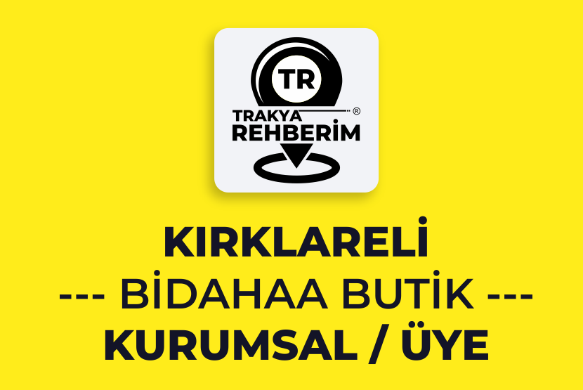 Bidahaa Butik Kırklareli