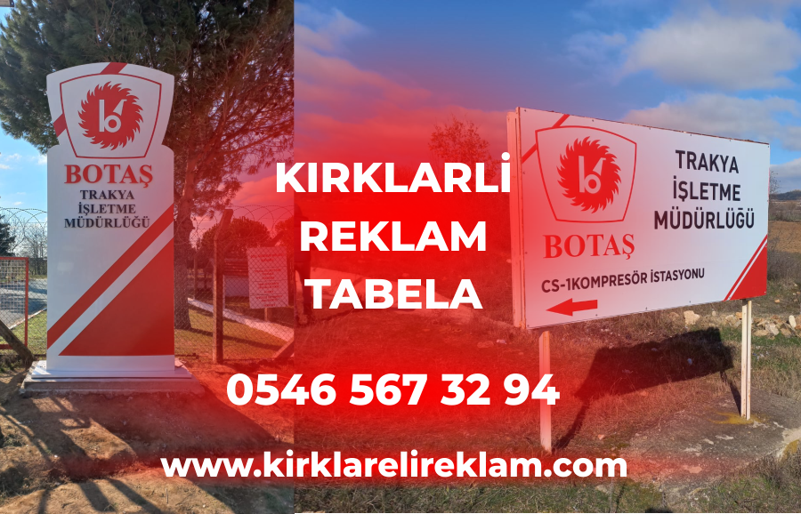 Kırklareli Tabela | Kutu Harf Tabela | Neon Tabela | Işıklı Tabela